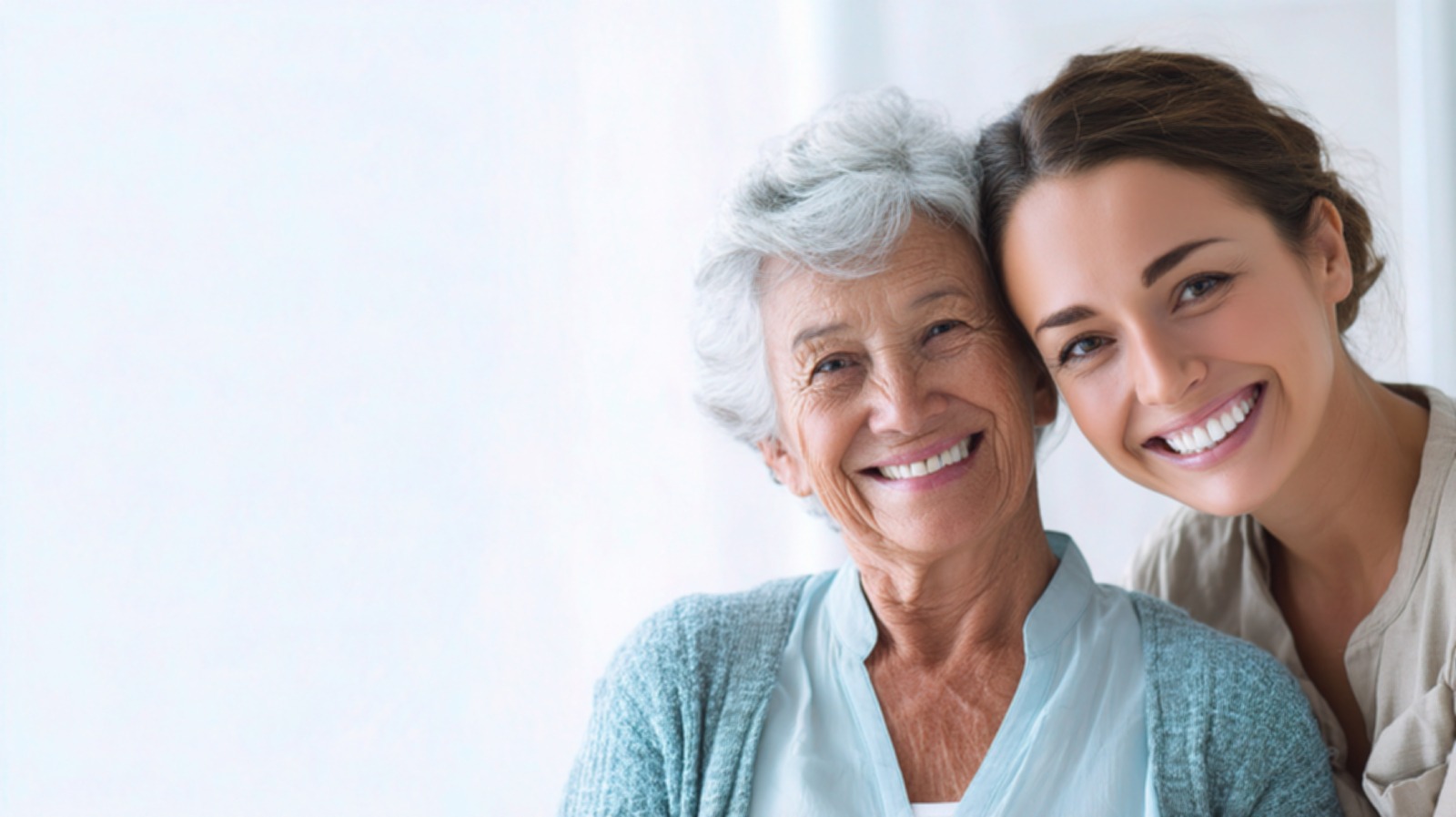 women smiling